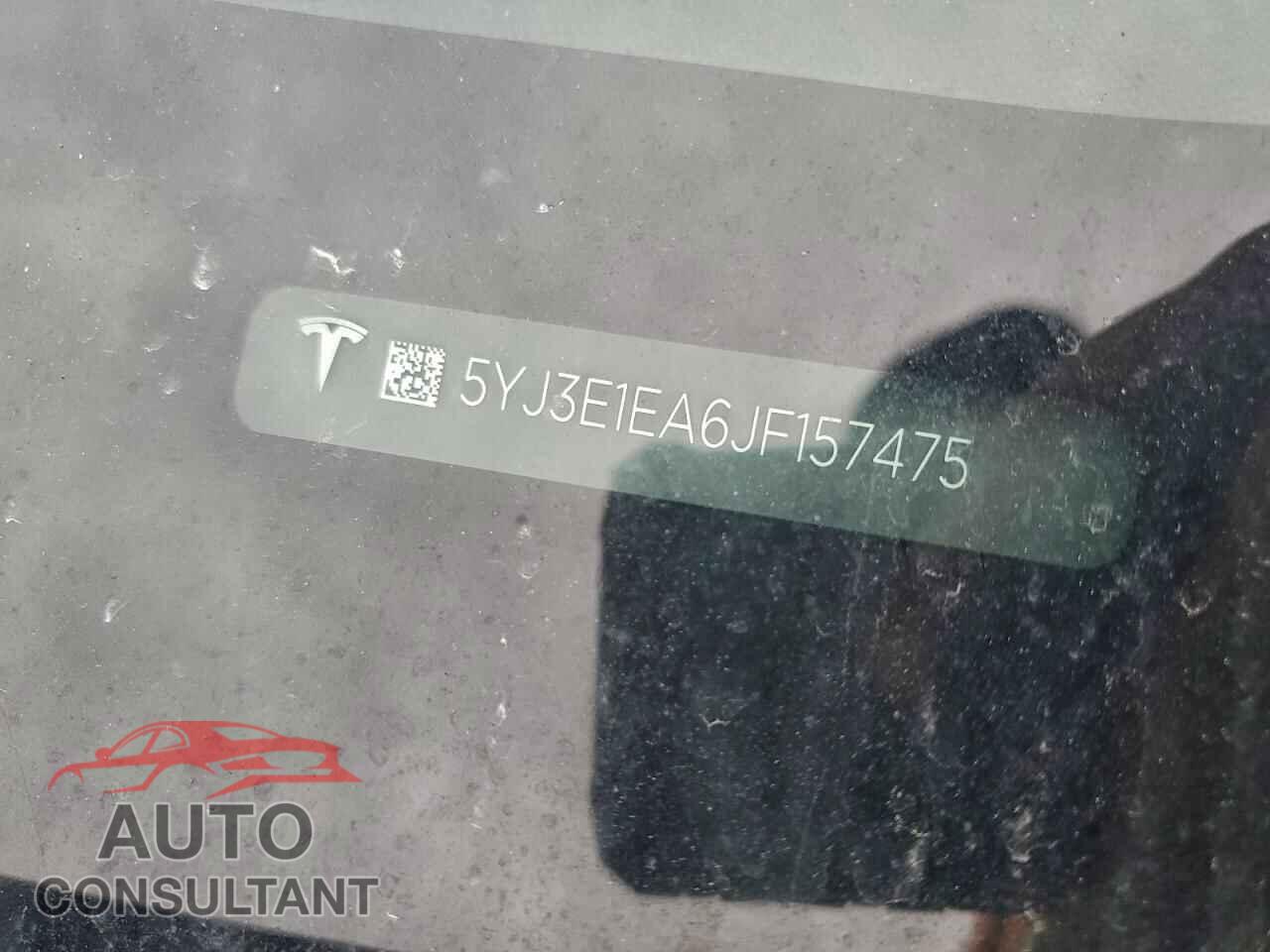 TESLA MODEL 3 2018 - 5YJ3E1EA6JF157475
