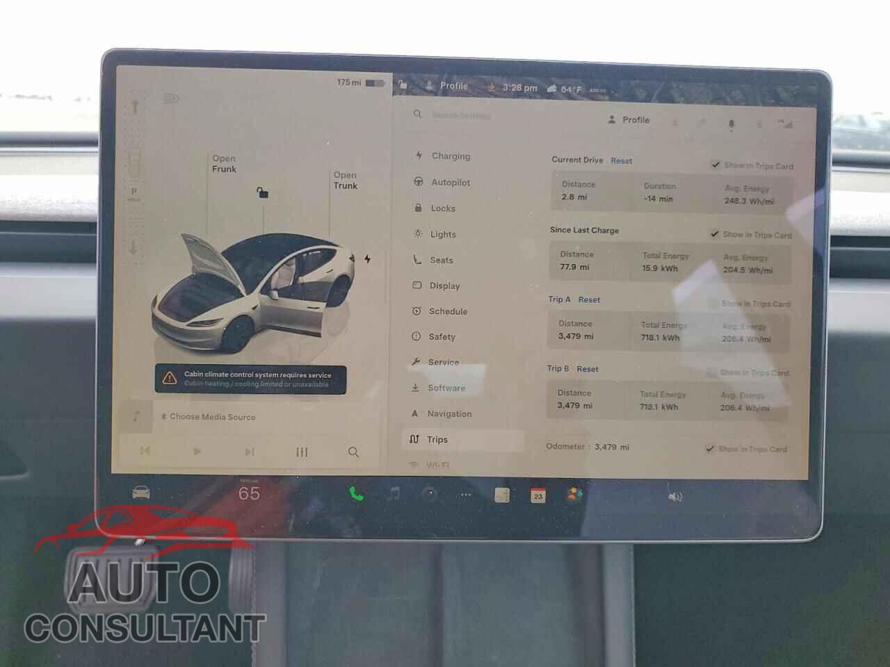 TESLA MODEL 3 2025 - 5YJ3E1EA7SF933100