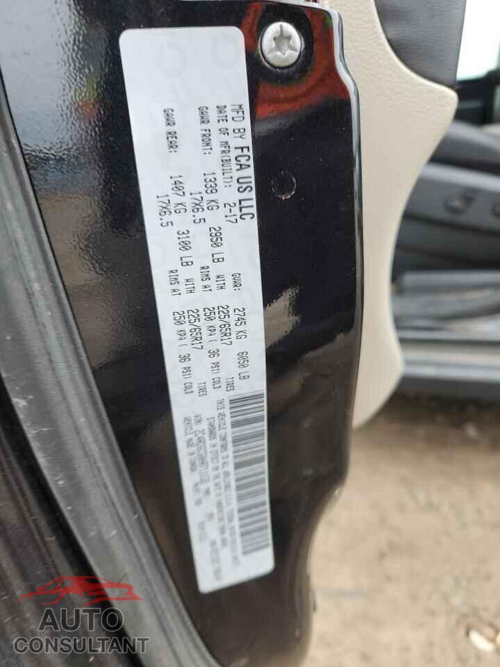 DODGE CARAVAN 2017 - 2C4RDGCG0HR711132