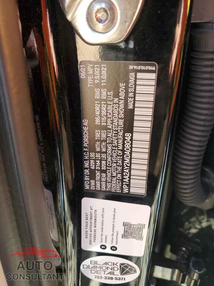 PORSCHE CAYENNE 2021 - WP1AA2AY2MDA08048