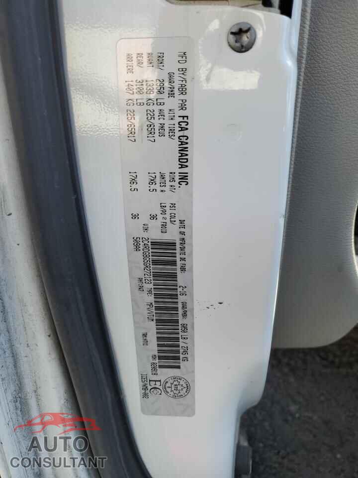DODGE CARAVAN 2016 - 2C4RDGBG5GR272123