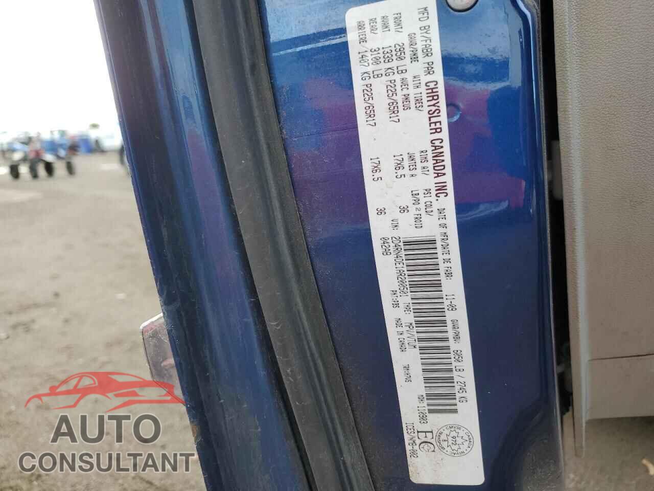 DODGE CARAVAN 2010 - 2D4RN4DE1AR200501