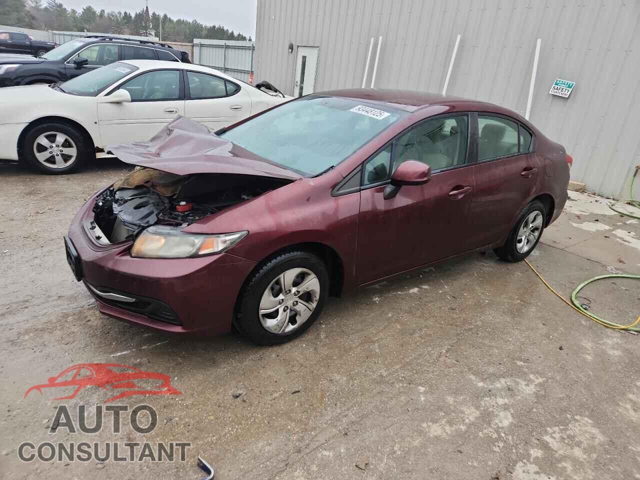 HONDA CIVIC 2013 - 19XFB2F55DE044186