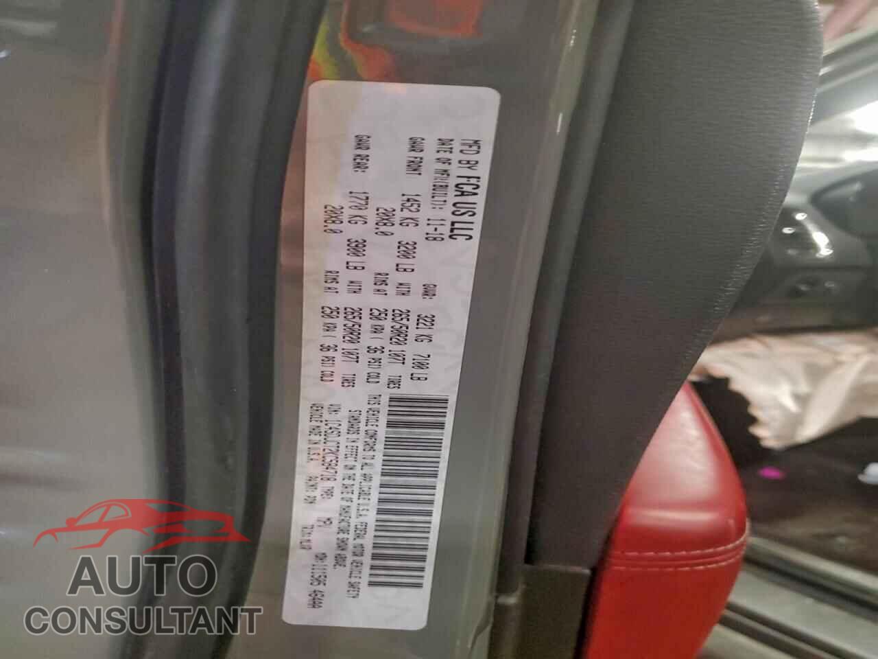 DODGE DURANGO 2019 - 1C4SDJCT2KC584718