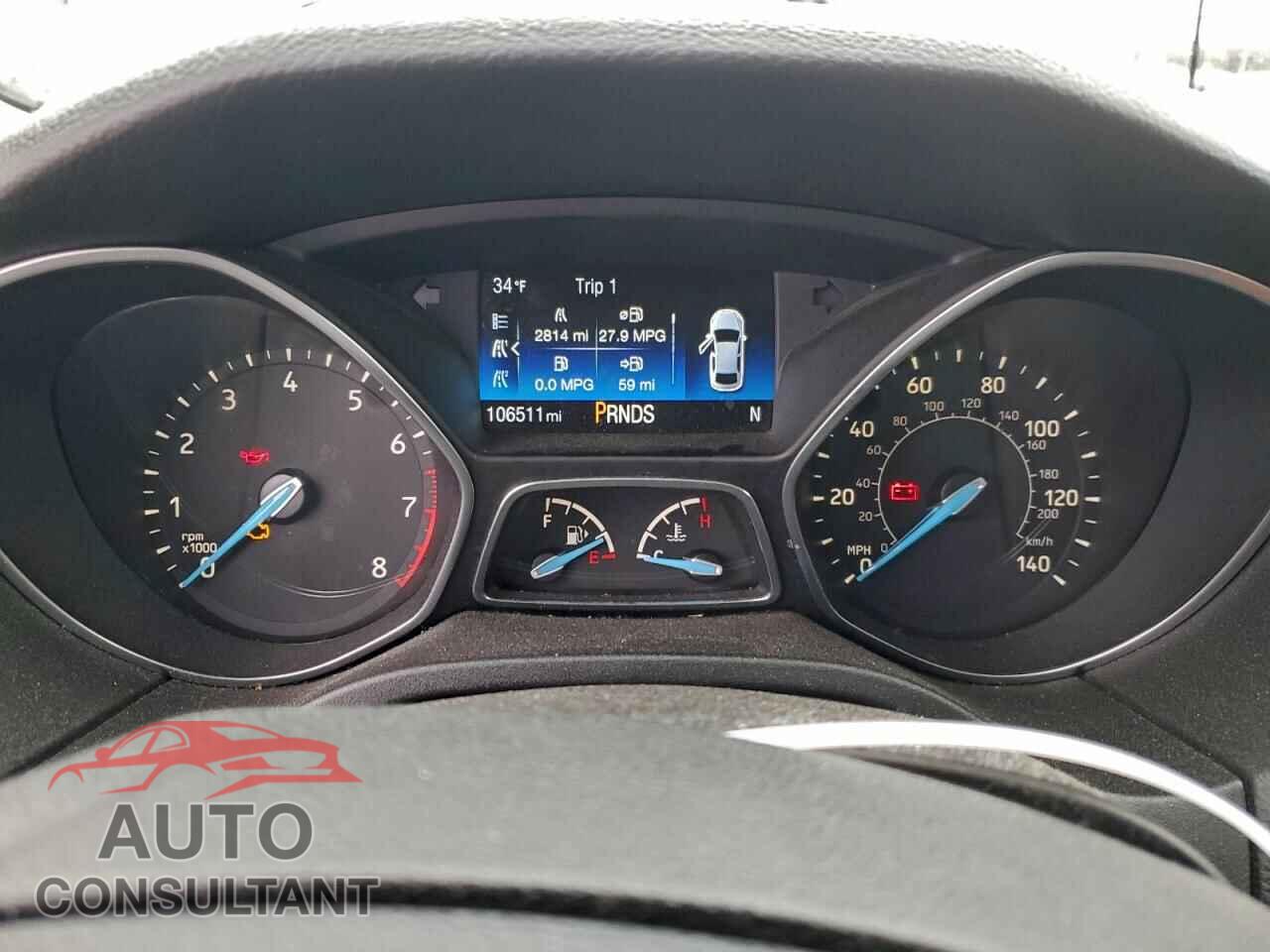 FORD FOCUS 2017 - 1FADP3FE1HL289505