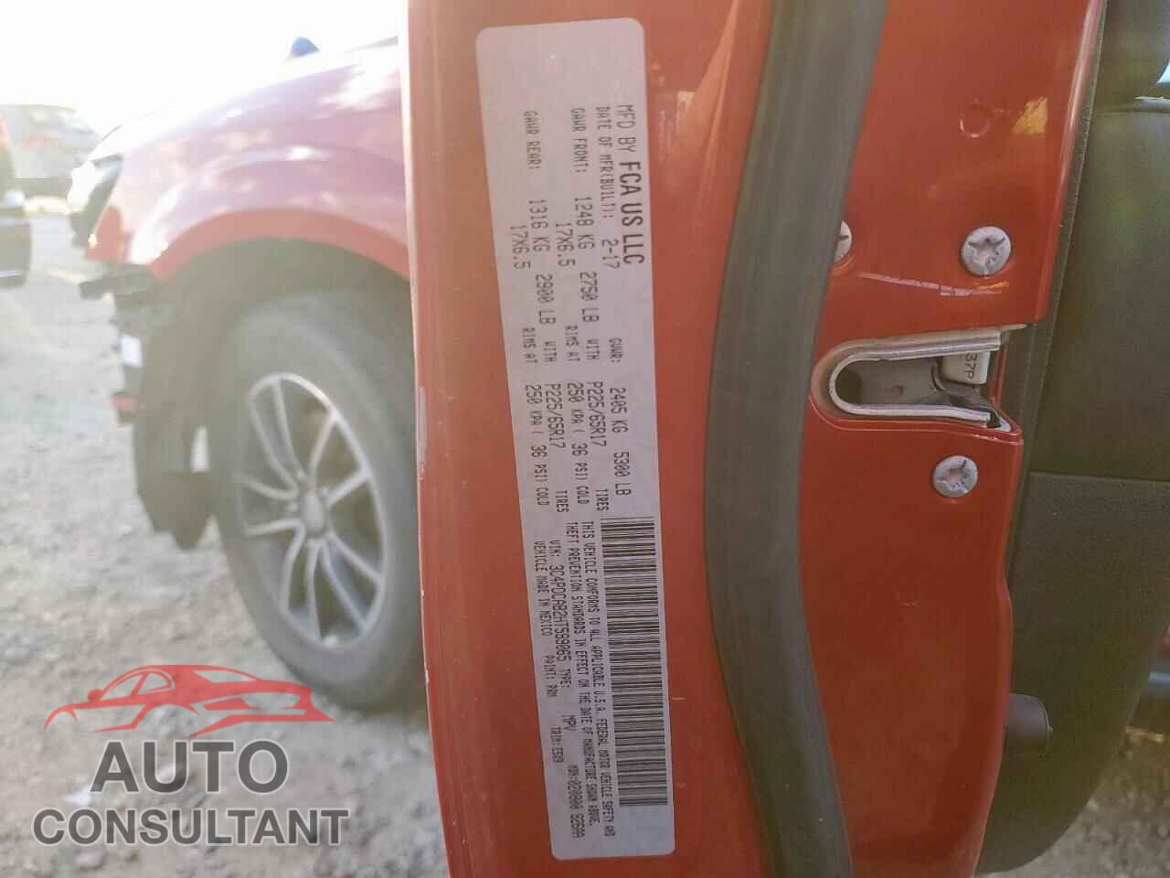DODGE JOURNEY 2017 - 3C4PDCAB2HT599065
