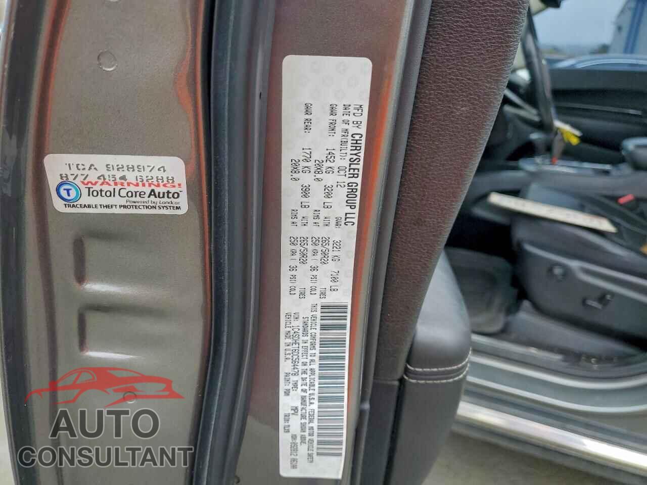DODGE DURANGO 2013 - 1C4SDHET6DC564478