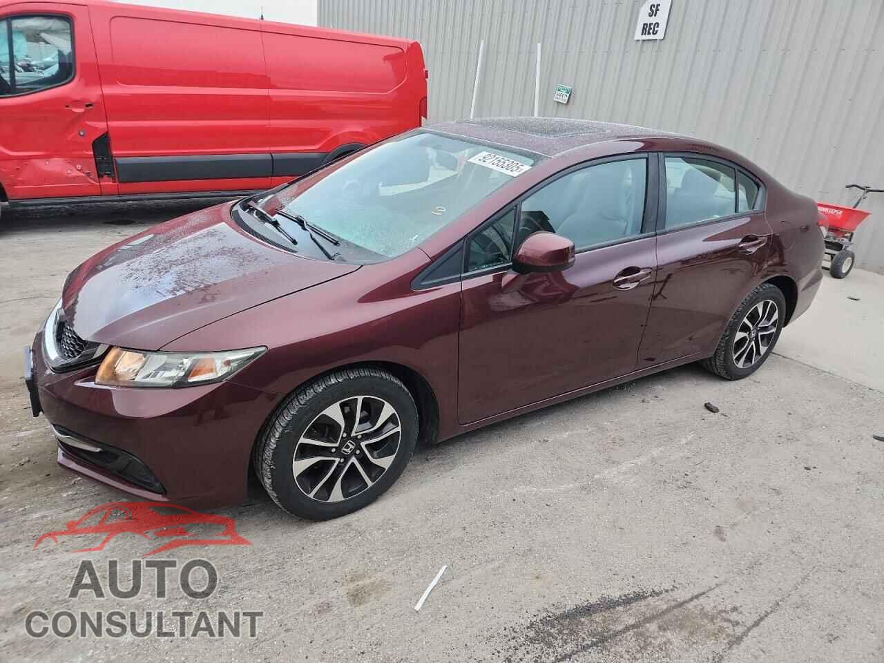 HONDA CIVIC 2013 - 19XFB2F80DE062542