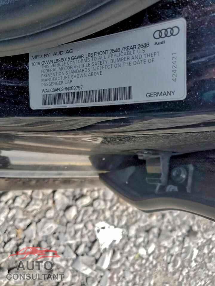 AUDI A6 2017 - WAUC8AFC9HN059797