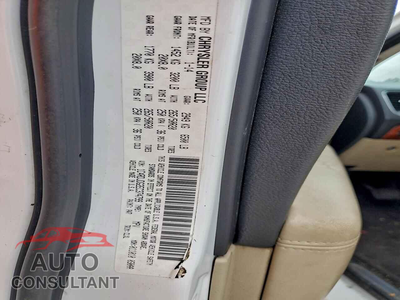 DODGE DURANGO 2014 - 1C4RDJDG2EC374799