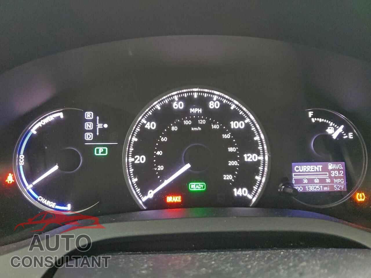 LEXUS CT 200 2015 - JTHKD5BH9F2219578
