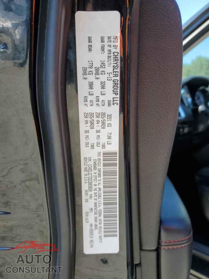 DODGE DURANGO 2013 - 1C4SDJCT2DC683820