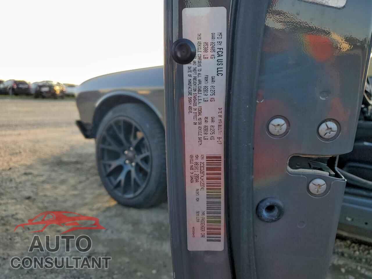 DODGE CHALLENGER 2018 - 2C3CDZBTXJH123741