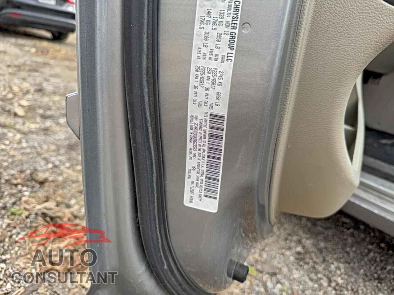 DODGE CARAVAN 2013 - 2C4RDGDG8DR623583