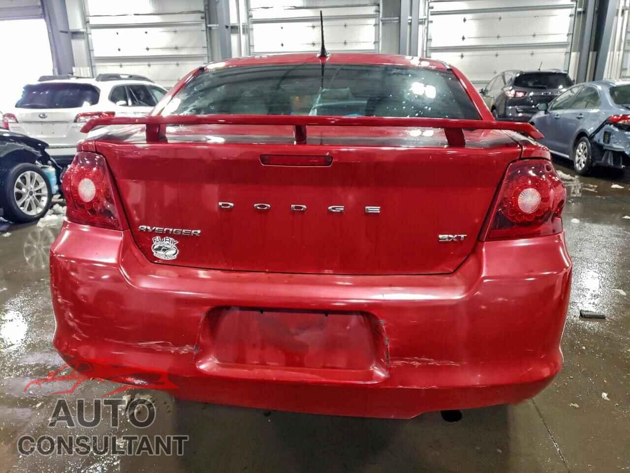 DODGE AVENGER 2012 - 1C3CDZCB8CN183131