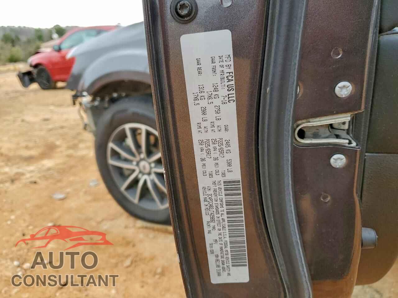 DODGE JOURNEY 2018 - 3C4PDCAB2JT429892