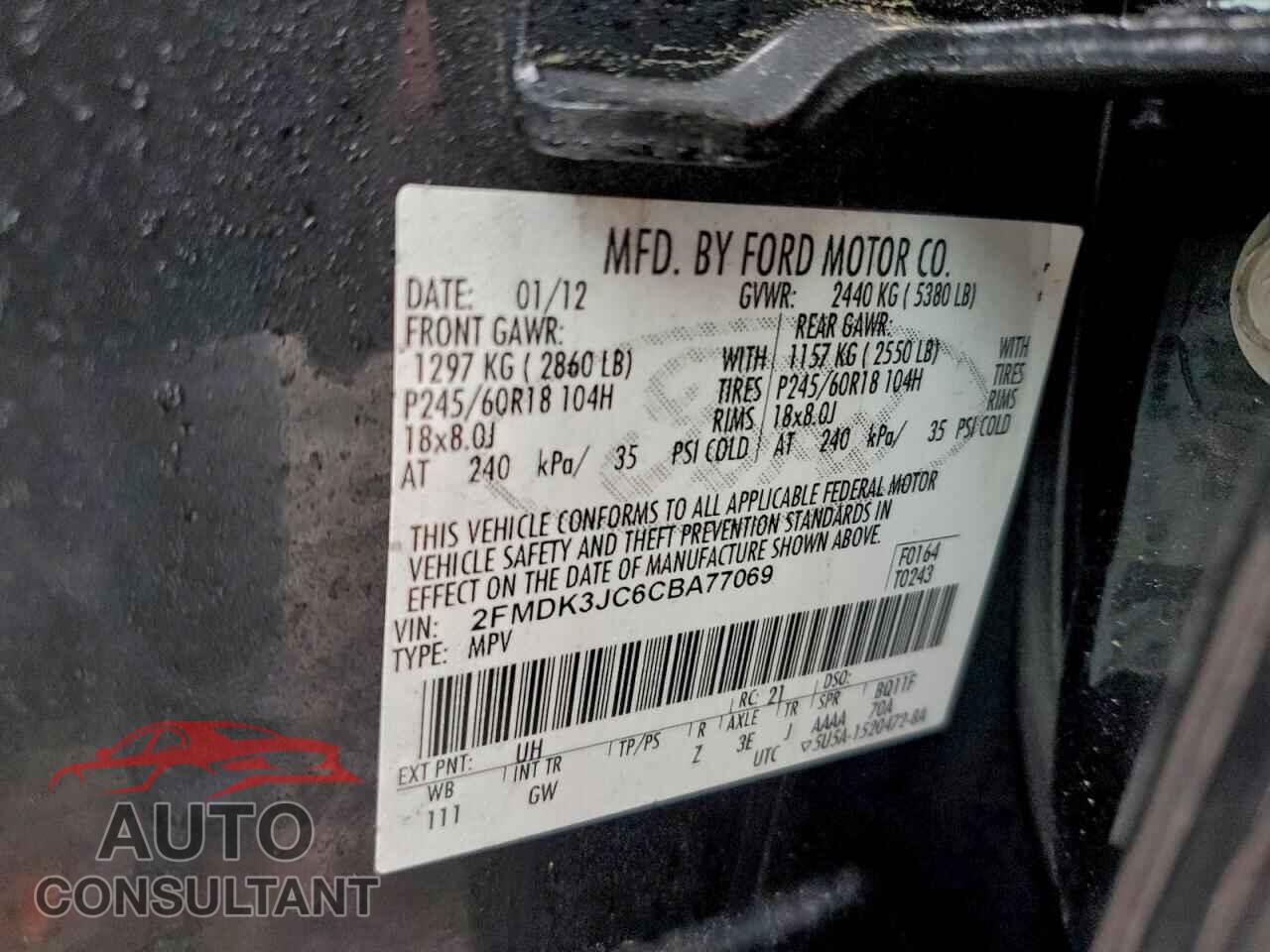 FORD EDGE 2012 - 2FMDK3JC6CBA77069