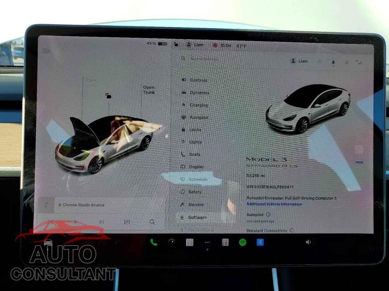 TESLA MODEL 3 2020 - 5YJ3E1EA0LF802477