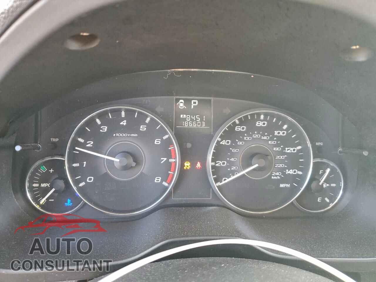 SUBARU OUTBACK 2012 - 4S4BRCCCXC3295936