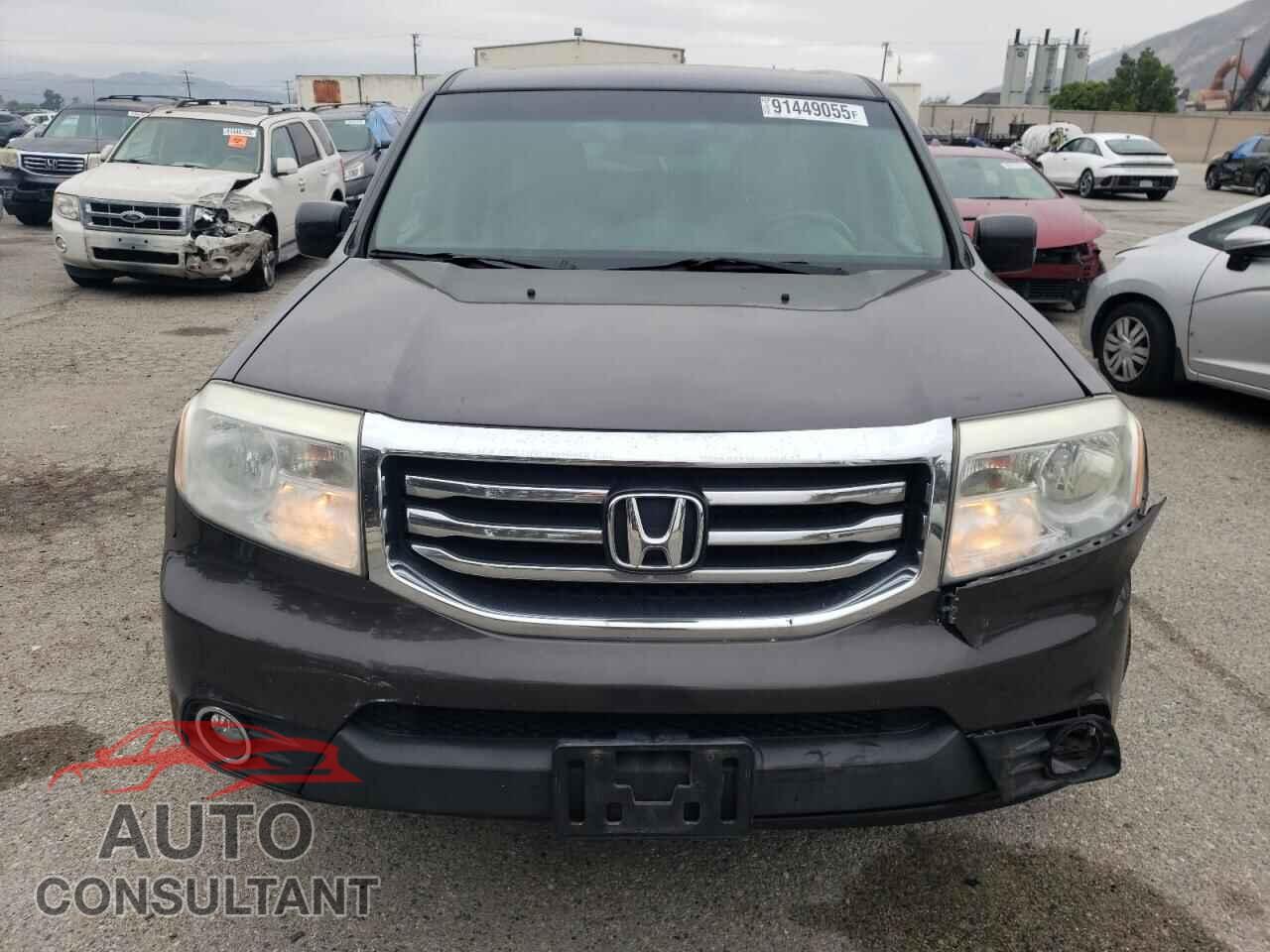 HONDA PILOT 2012 - 5FNYF3H78CB001620