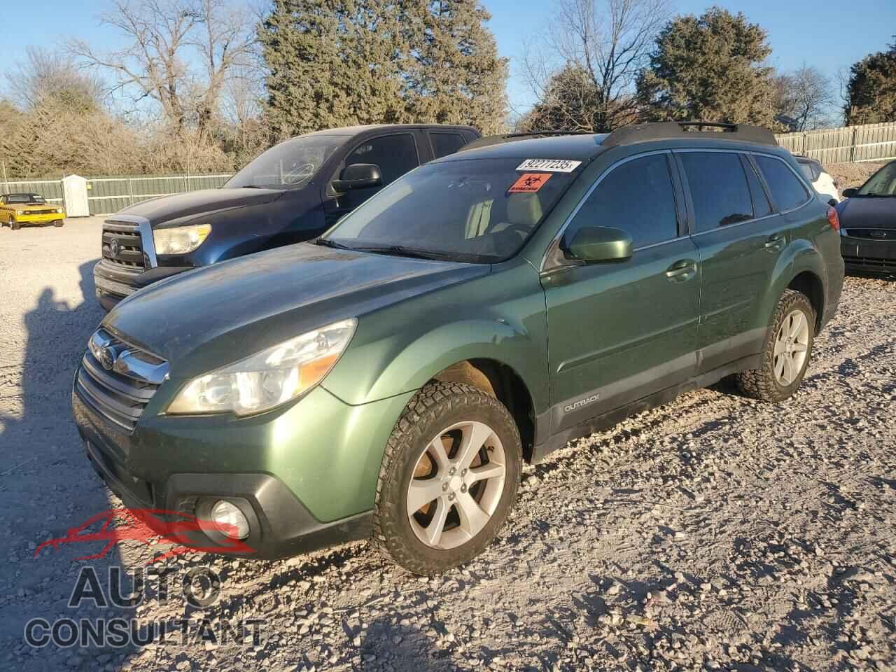 SUBARU OUTBACK 2013 - 4S4BRBCC4D3268761