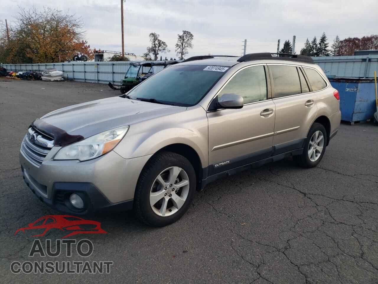 SUBARU OUTBACK 2014 - 4S4BRBDC4E3310765