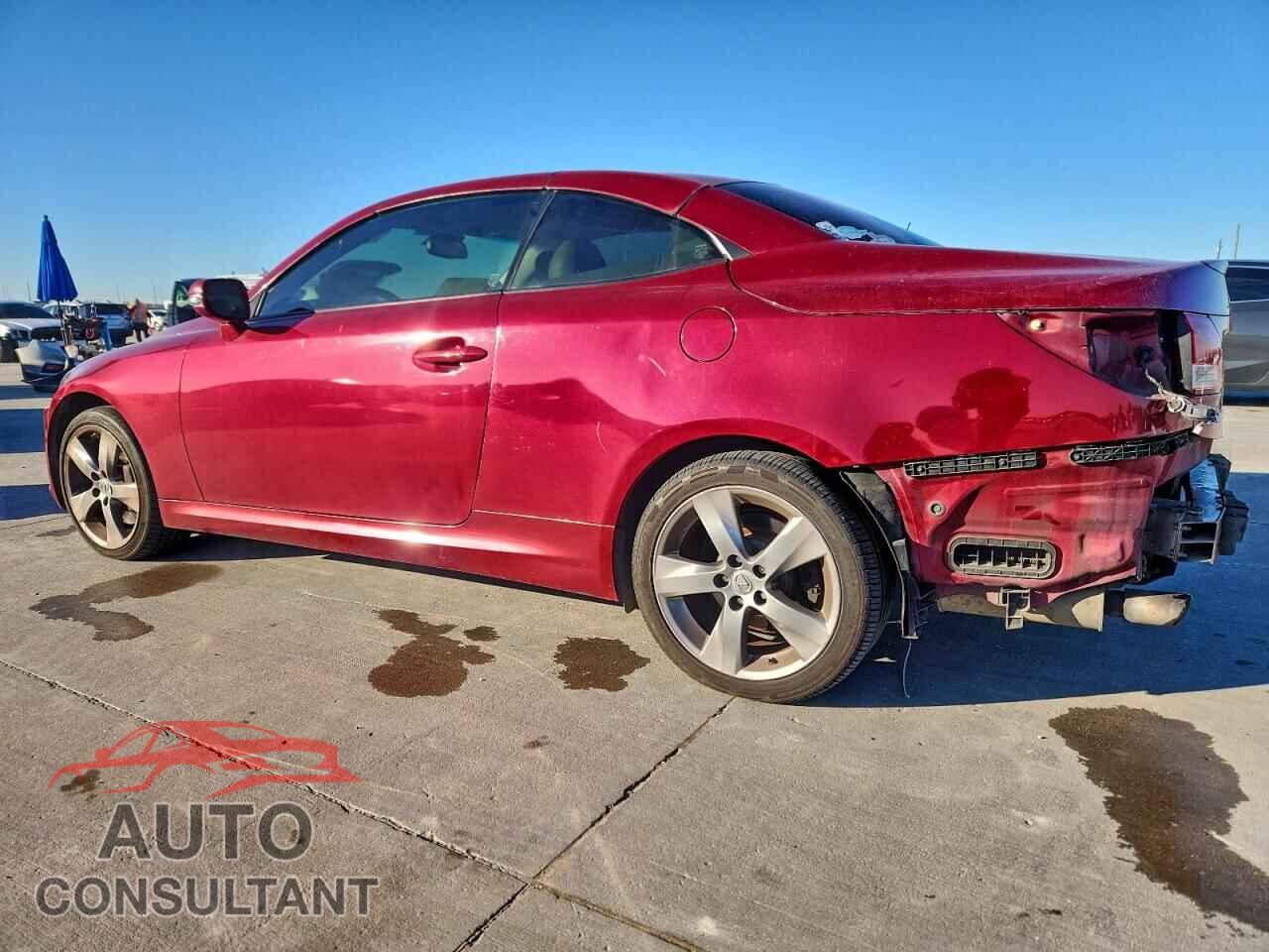 LEXUS IS 2010 - JTHFE2C22A2503635