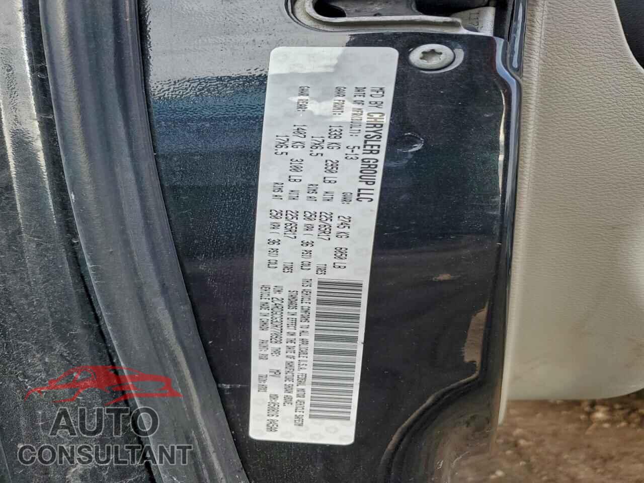 DODGE CARAVAN 2013 - 2C4RDGCG3DR770928