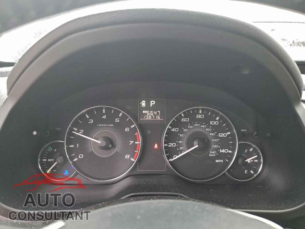 SUBARU OUTBACK 2012 - 4S4BRBCC1C3236185