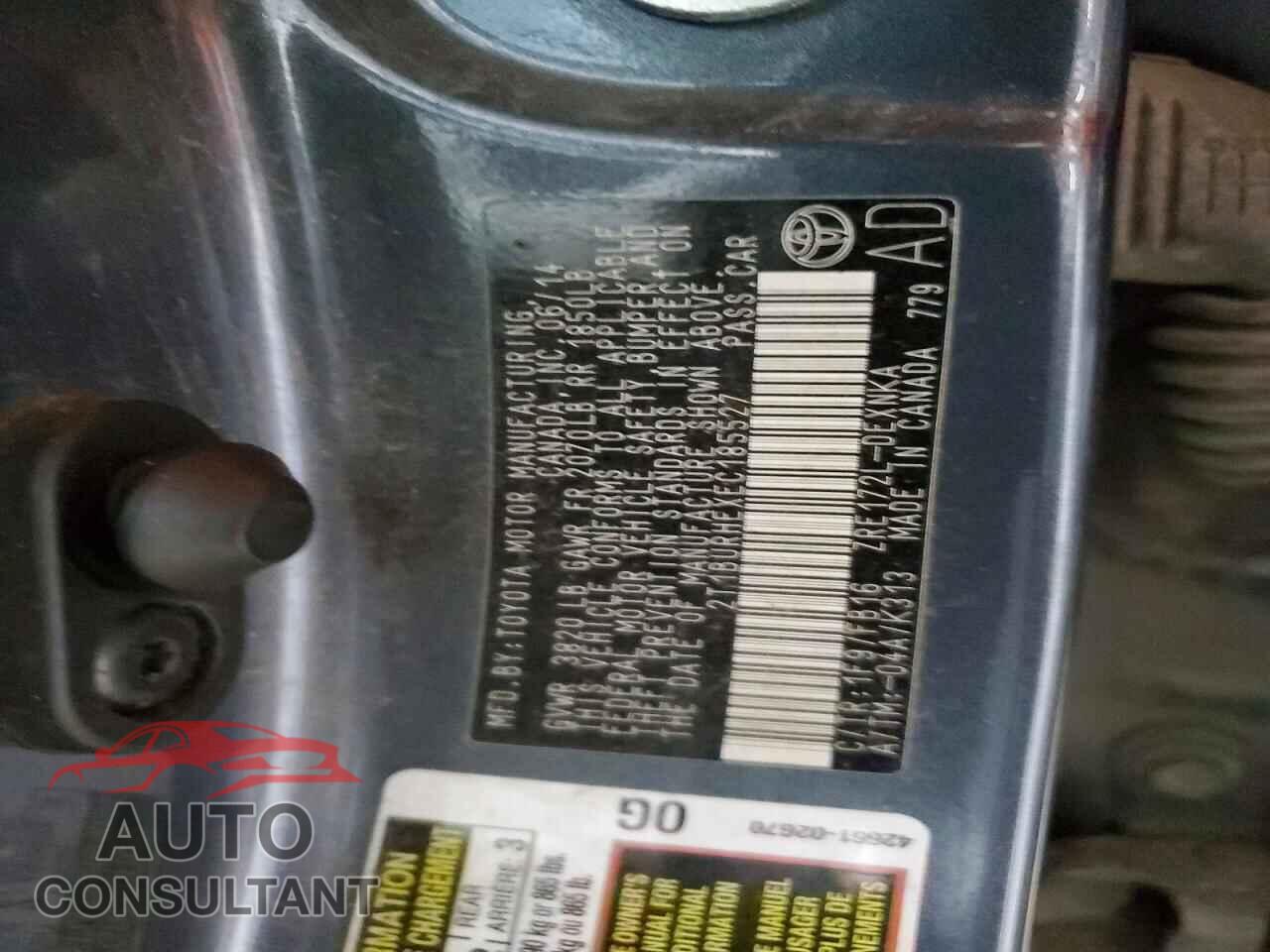TOYOTA COROLLA 2014 - 2T1BURHEXEC185527