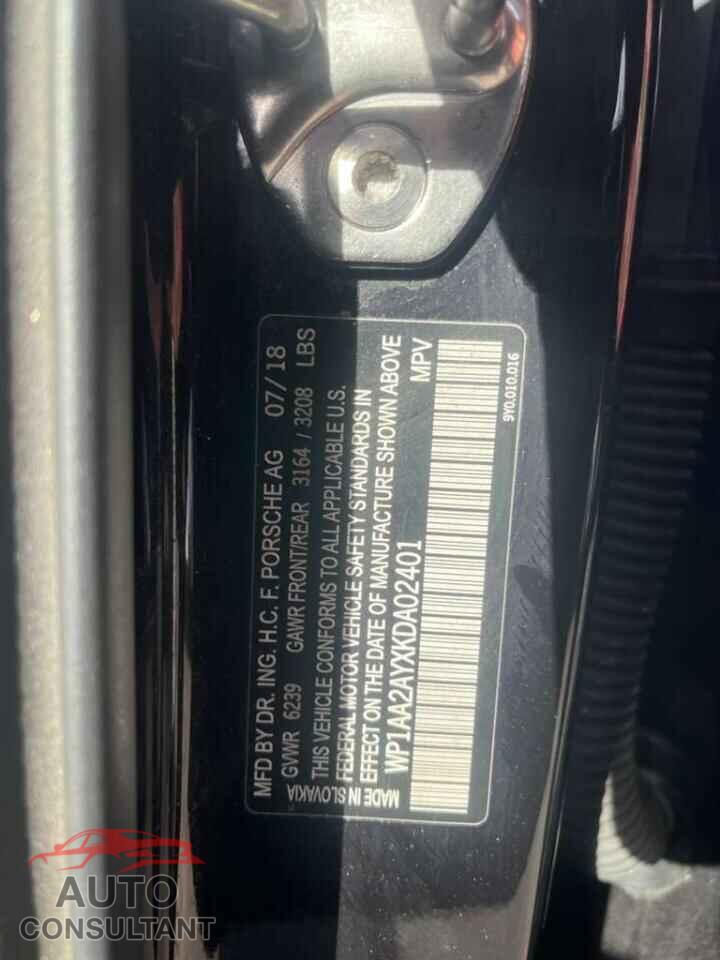 PORSCHE CAYENNE 2019 - WP1AA2AYXKDA02401