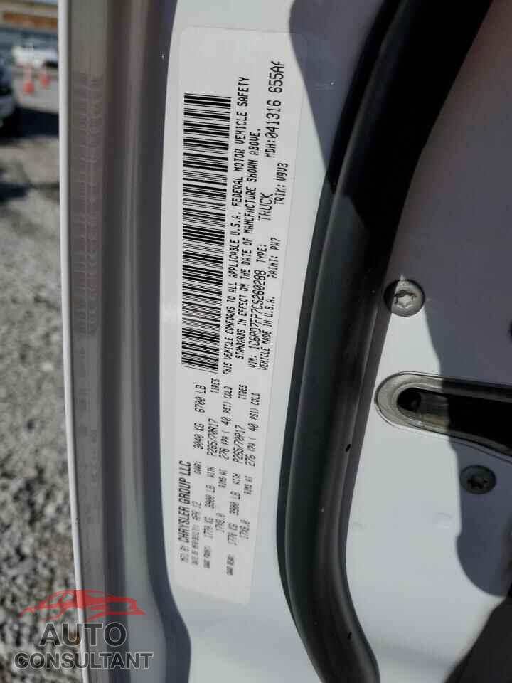DODGE RAM 1500 2012 - 1C6RD7FP7CS260288