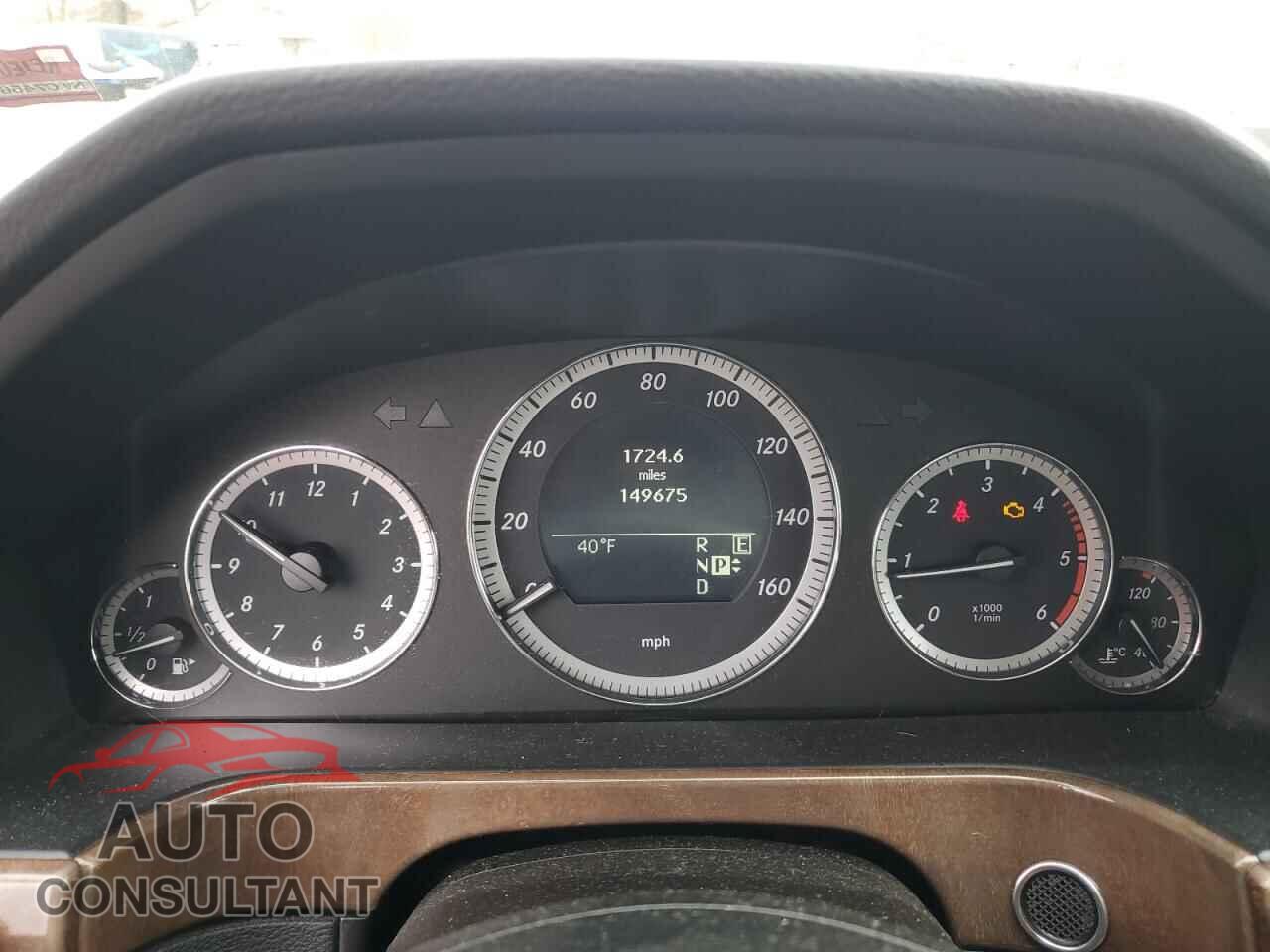 MERCEDES-BENZ E-CLASS 2011 - WDDHF2EB1BA294809