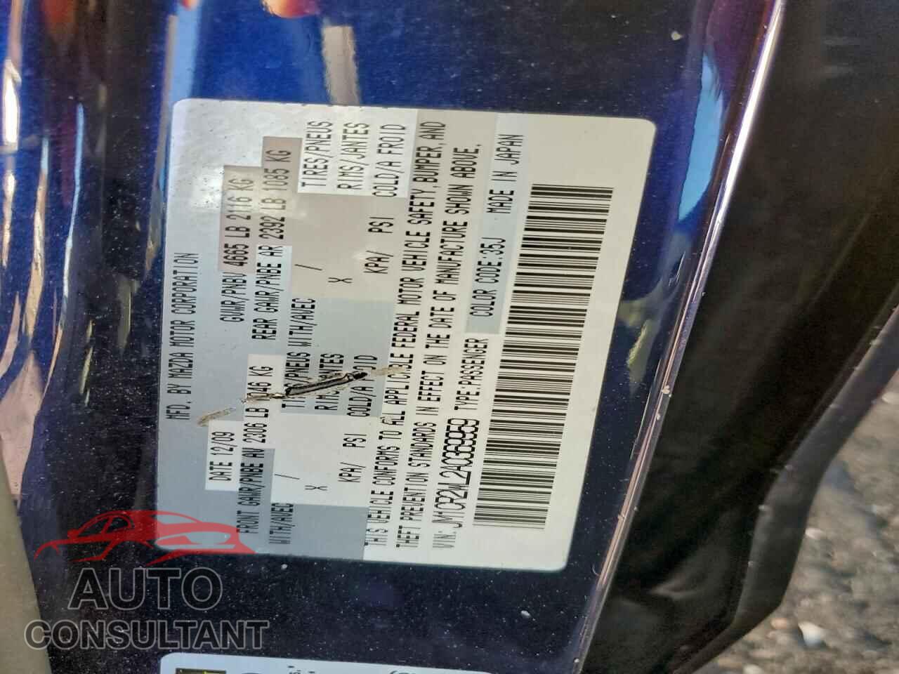 MAZDA 5 2010 - JM1CR2WL2A0369959