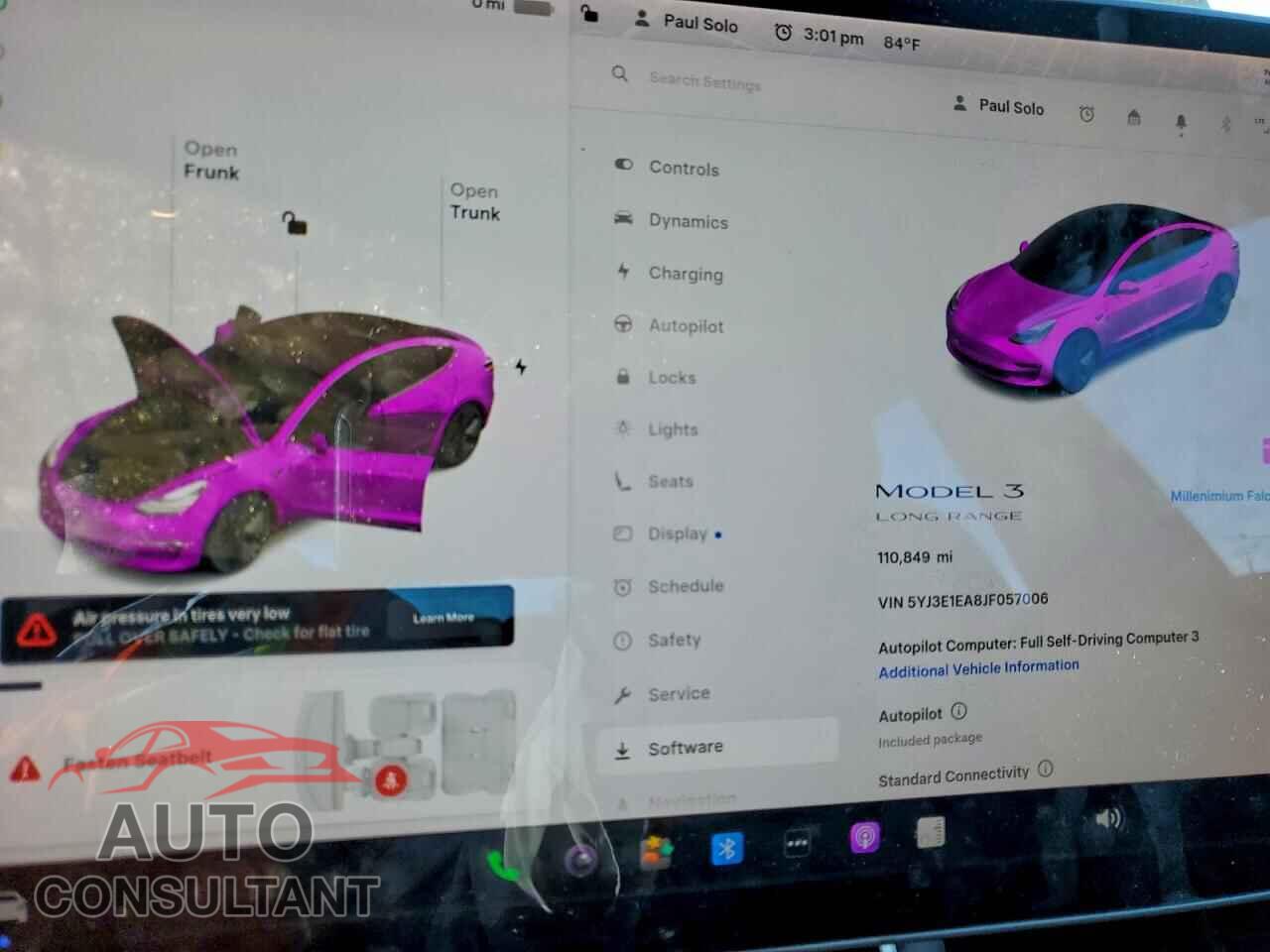 TESLA MODEL 3 2018 - 5YJ3E1EA8JF057006