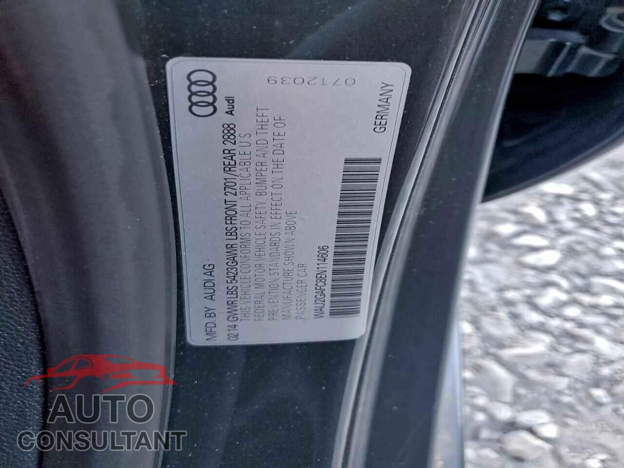 AUDI A7 2014 - WAU2GAFC8EN114606