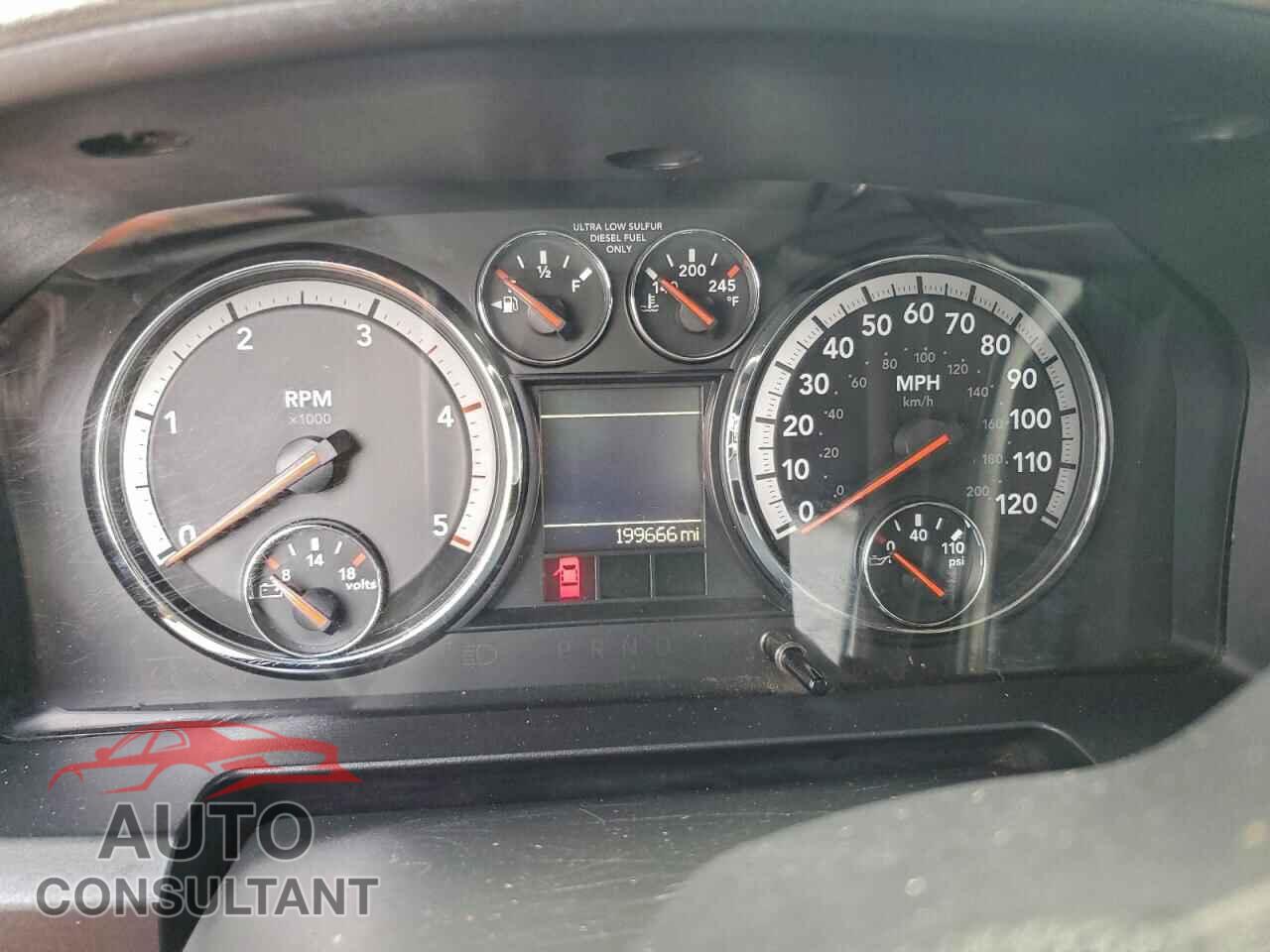 DODGE RAM 2500 2012 - 3C6UD5DL2CG195971