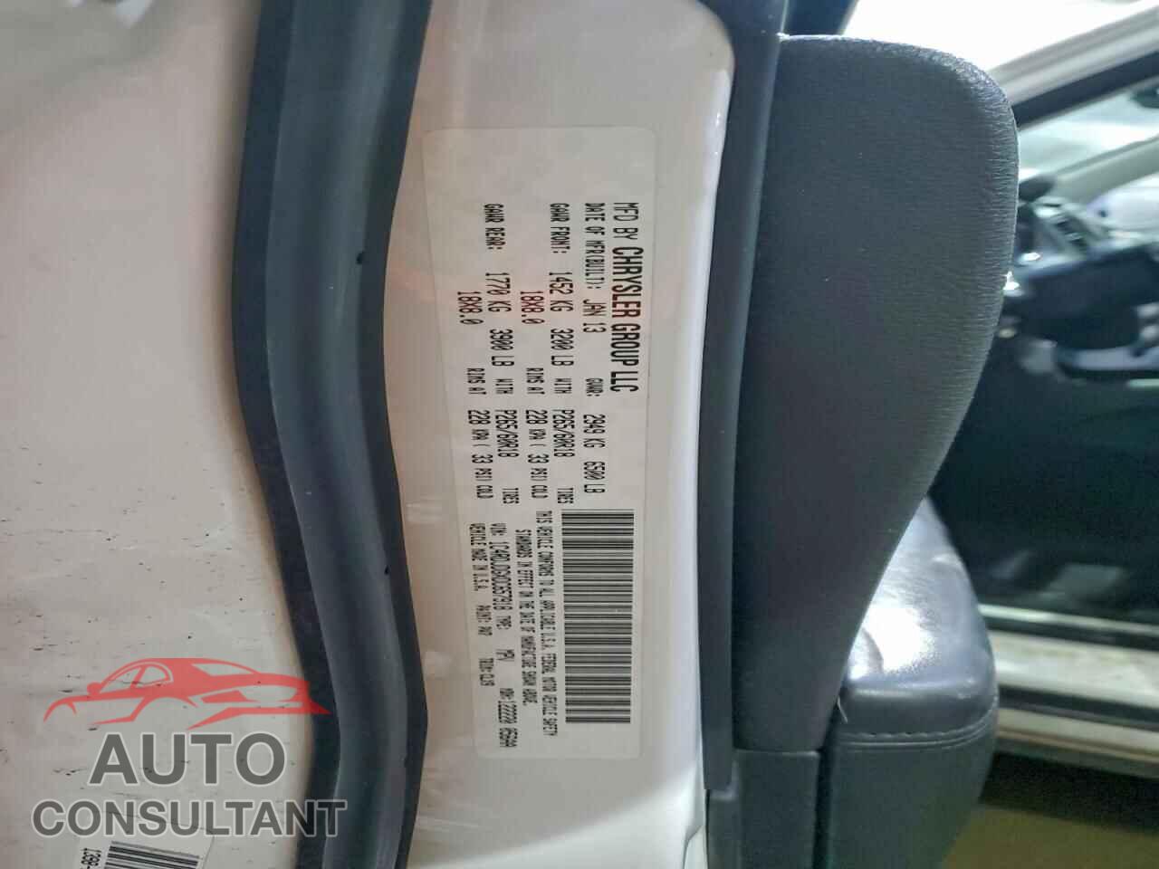 DODGE DURANGO 2013 - 1C4RDJDGXDC657918