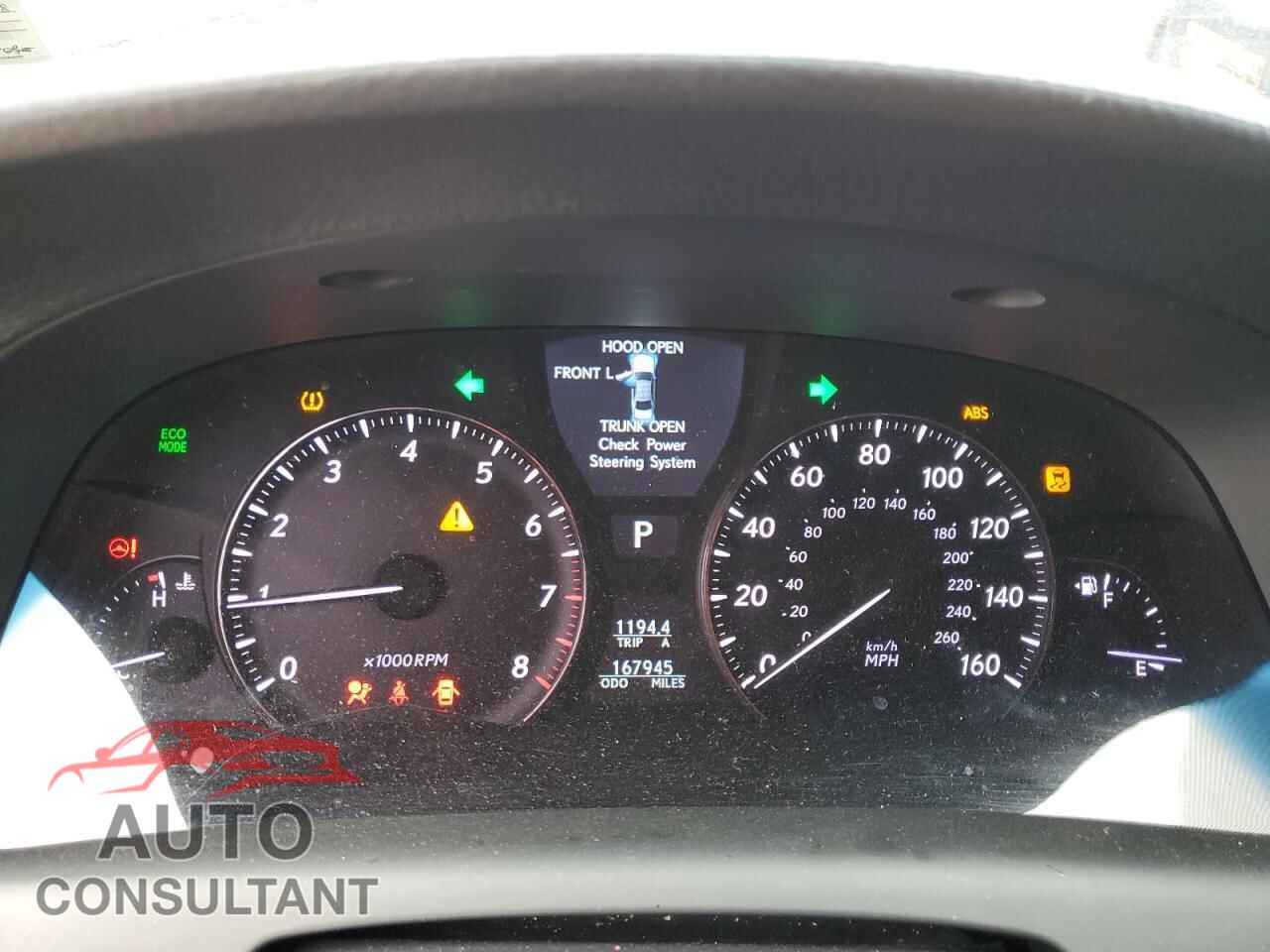 LEXUS LS460 2012 - JTHCL5EF8C5015138