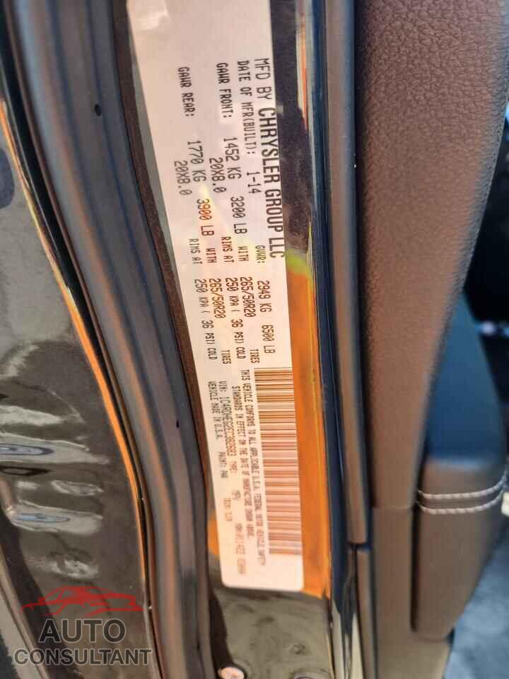 DODGE DURANGO 2014 - 1C4RDHEG2EC382683