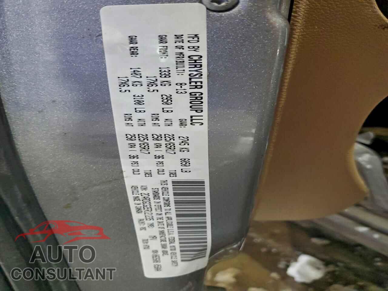 DODGE CARAVAN 2014 - 2C4RDGCG2ER121235