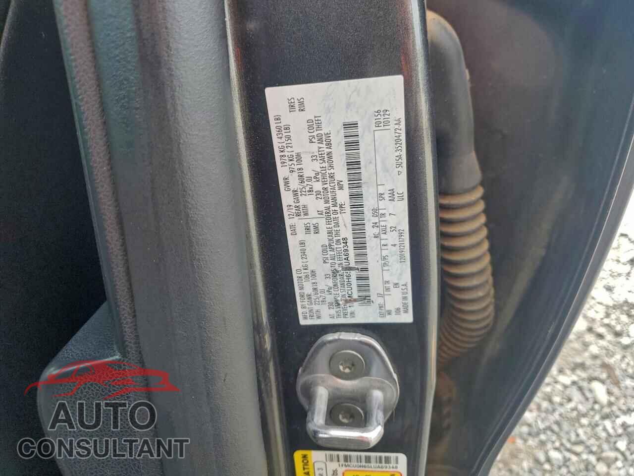 FORD ESCAPE 2020 - 1FMCU0H65LUA69348