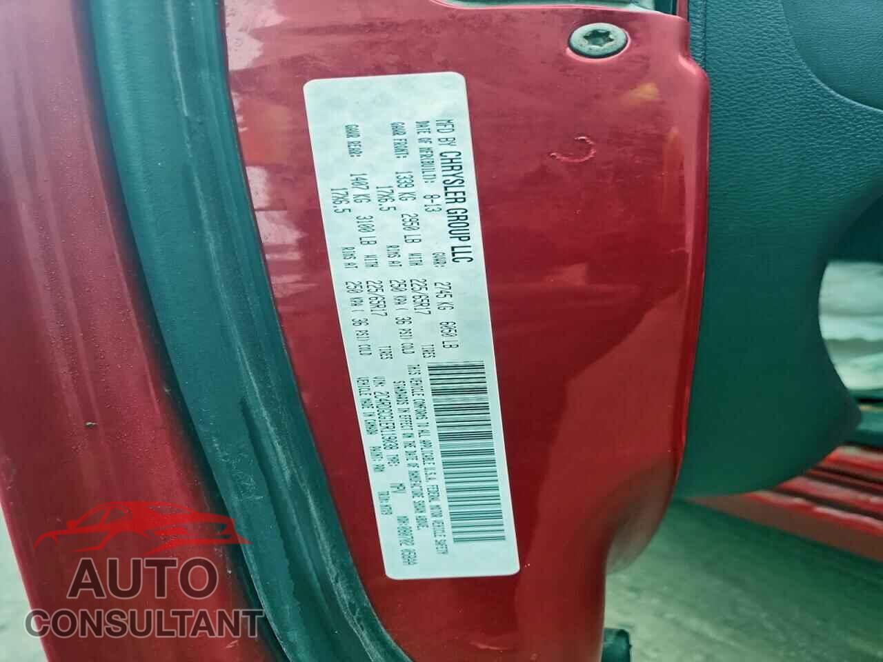 DODGE CARAVAN 2014 - 2C4RDGCG1ER119038