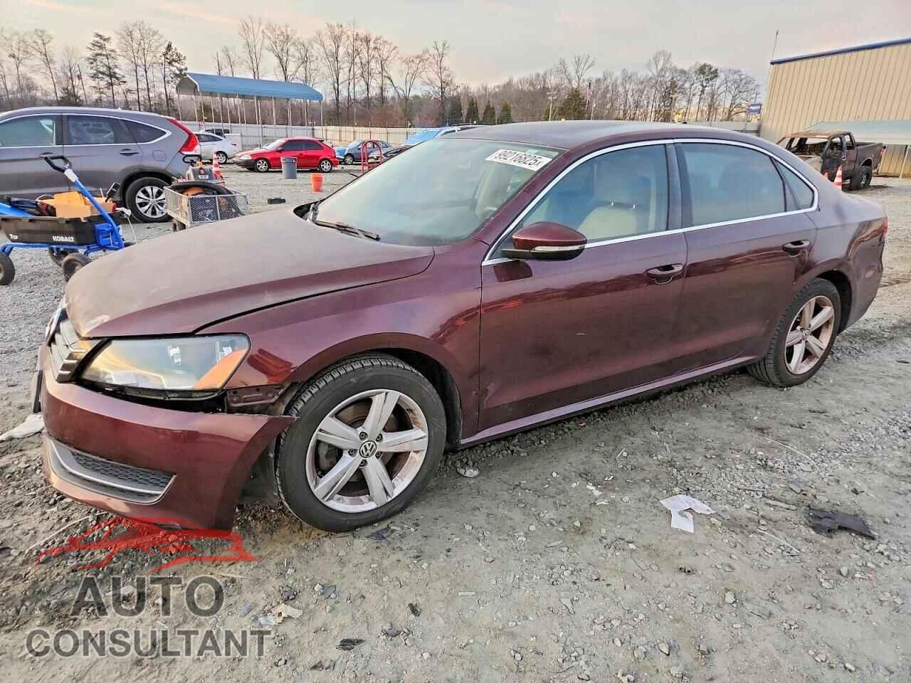 VOLKSWAGEN PASSAT 2012 - 1VWBP7A32CC090872
