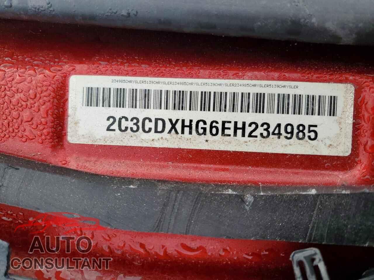 DODGE CHARGER 2014 - 2C3CDXHG6EH234985