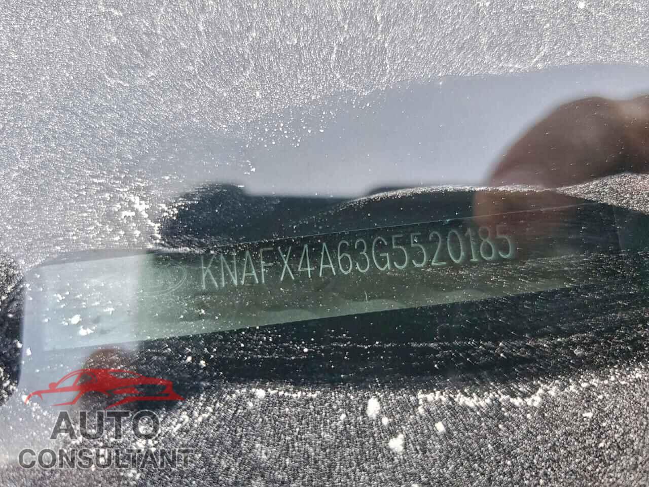 KIA FORTE 2016 - KNAFX4A63G5520185