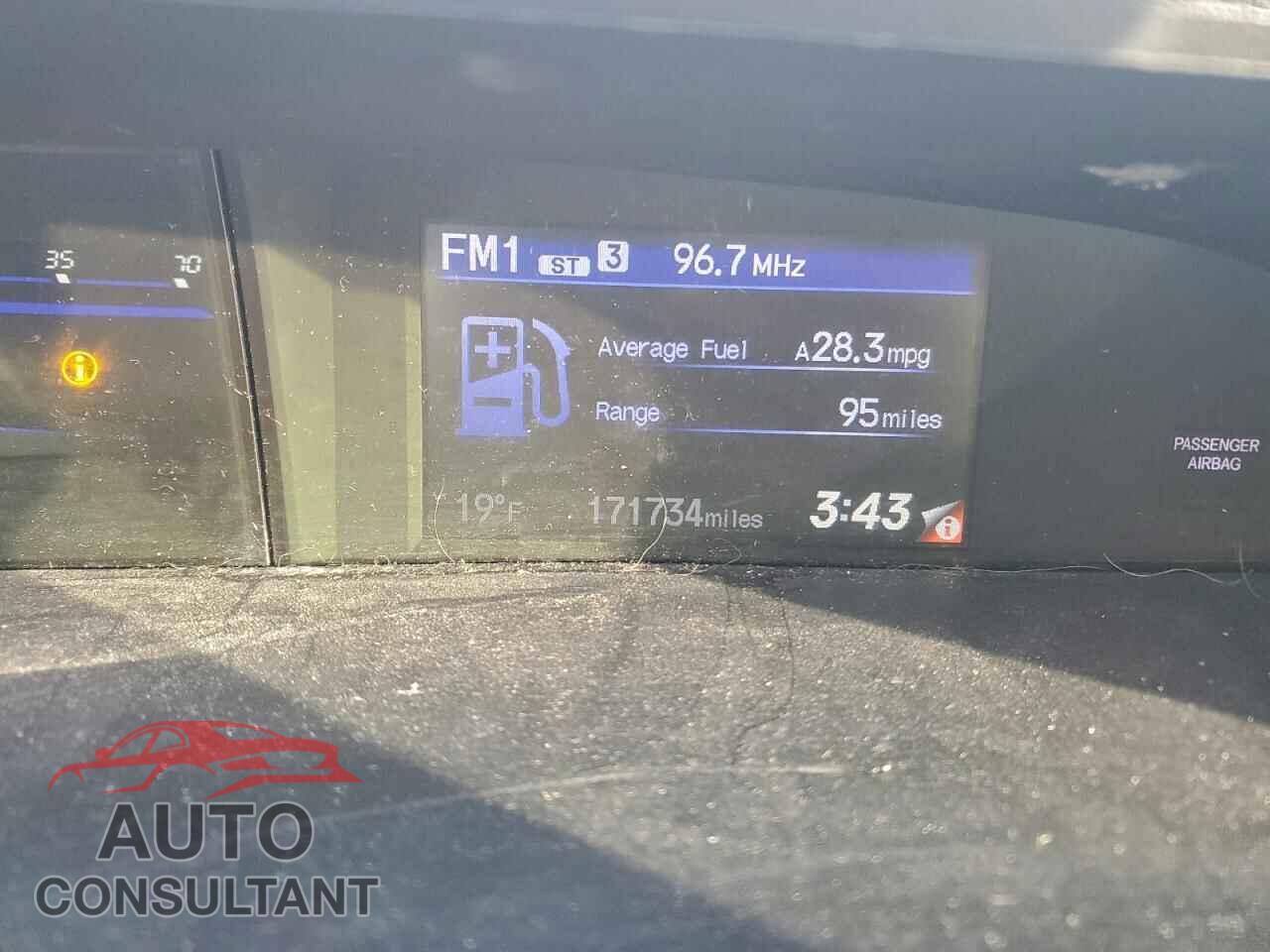 HONDA CIVIC 2013 - 19XFB2F58DE085203