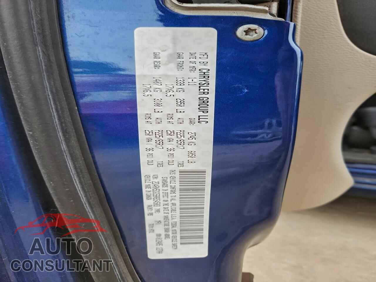 DODGE CARAVAN 2011 - 2D4RN5DG5BR654503