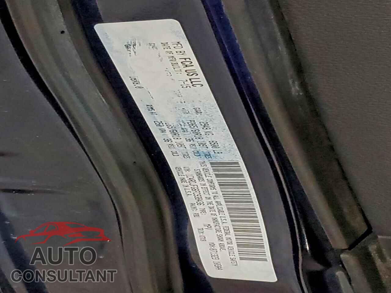 DODGE DURANGO 2015 - 1C4RDJFG6FC938436