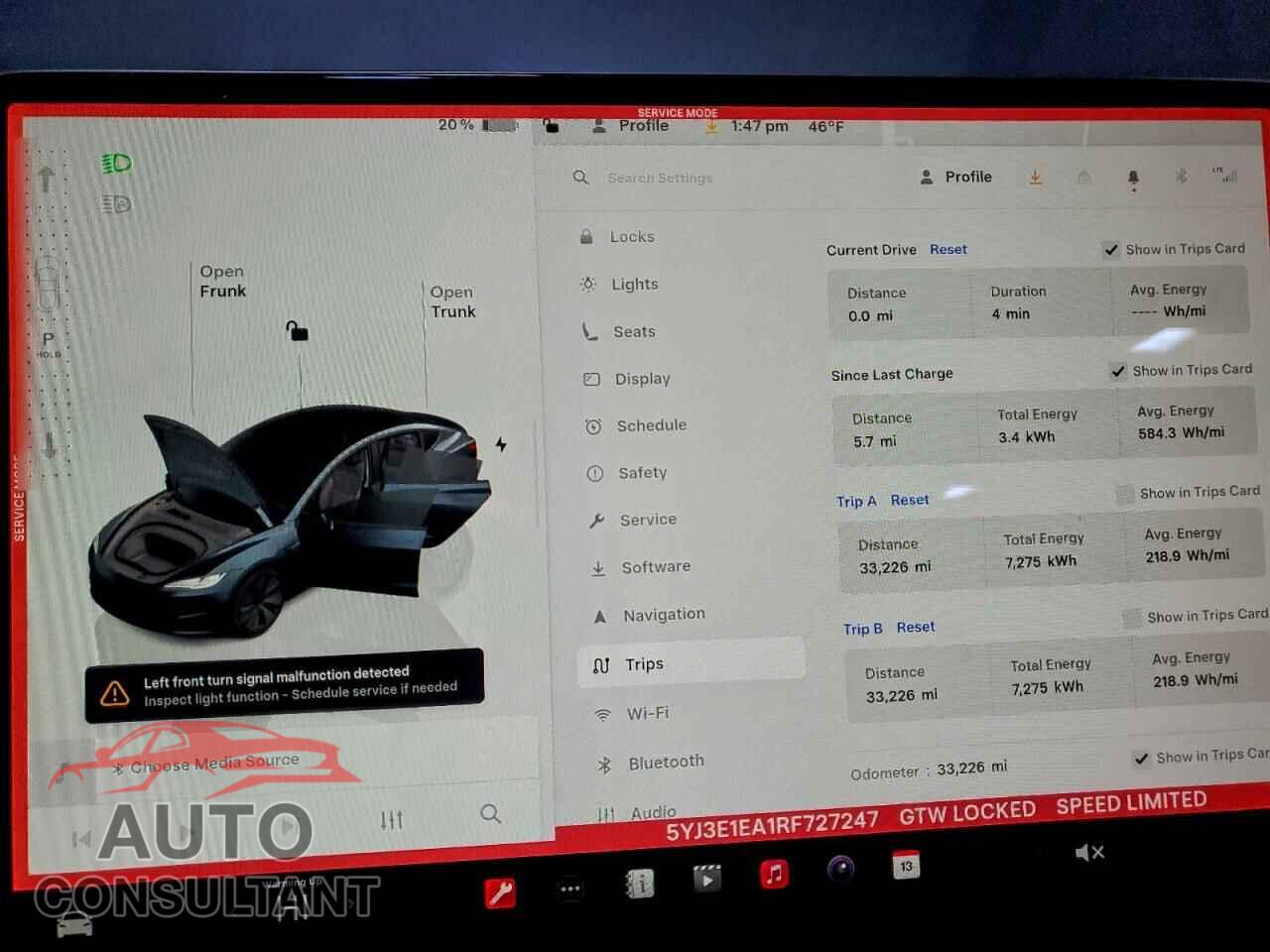 TESLA MODEL 3 2024 - 5YJ3E1EA1RF727247